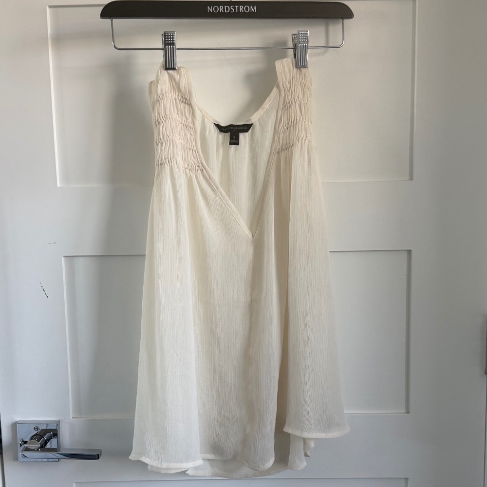 Semi sheer blouse